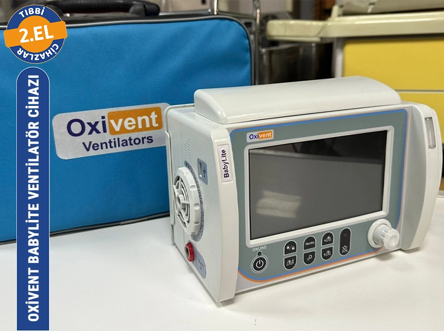 2.El Oxivent Babylite Pediatrik Transport Ventilatör Cihazı