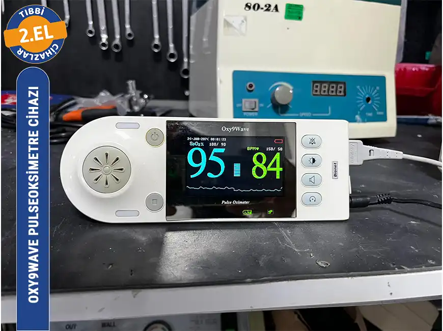 İkinci El Oxy9wave Pulseoksimetre Cihazı