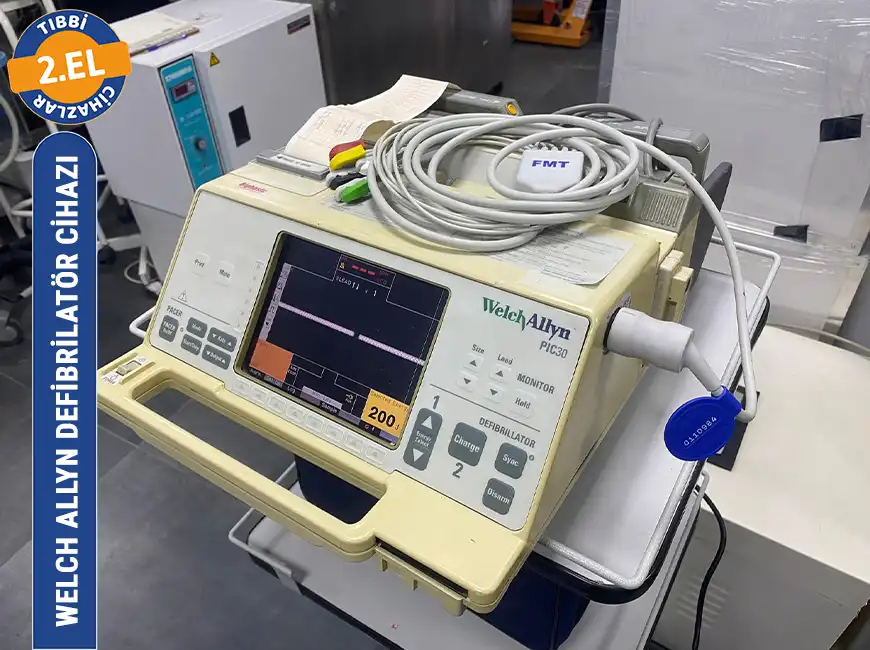 İkinci El Welch Allyn Defibrilatör Cihazı